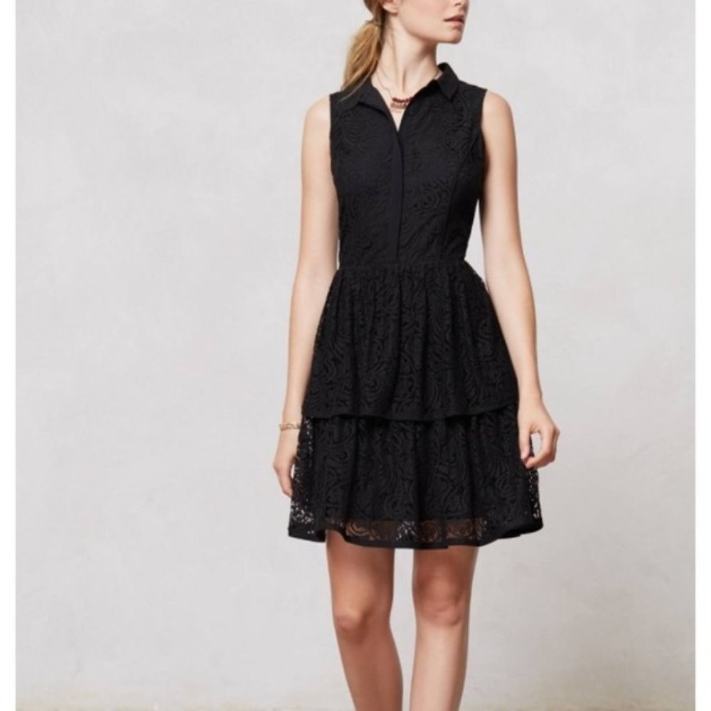 Anthropologie Addison Story Tiered Lace Dress NWT